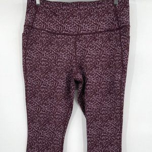 All in Motion Premium High Waisted Purple Side Pocket Active Legging sz L